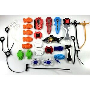 Beyblades Launchers & Rip Cords Mixed Lot of Various 31 Pieces